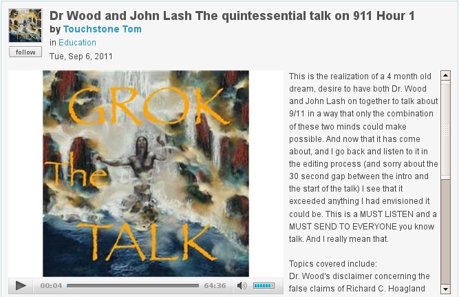 Screen-shot of original posting at Grok The Talk