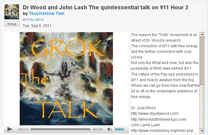 Screen-shot of original posting at Grok The Talk